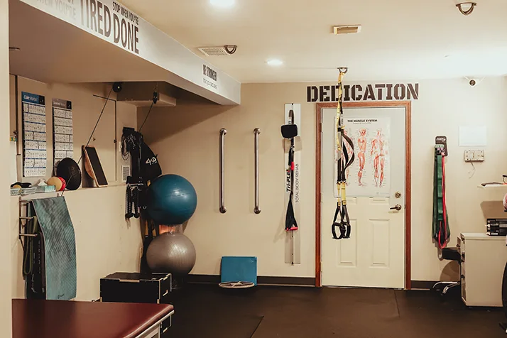 Chiropractic Michigan City IN Stretching Room